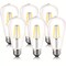 Luxrite ST19 LED Edison Light Bulbs 8W 75W Equivalent 800LM 4000K Cool White Dimmable E26 Base, 6PK LR21652-6PK - alternate 1